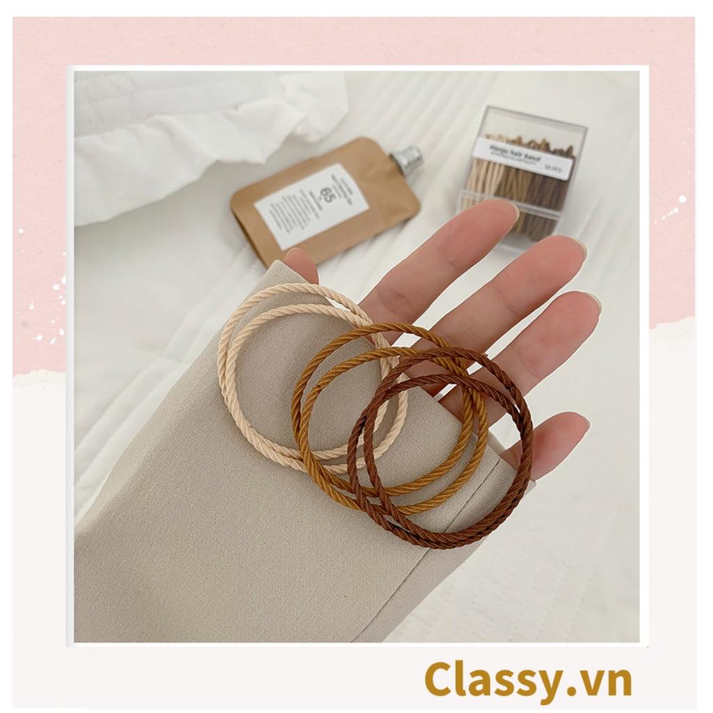 Thiệp Cổ điển Vintage Classy in họa tiết hoa nhí giấy art sang trọng kèm phong bì giấy kraft nâu Q724