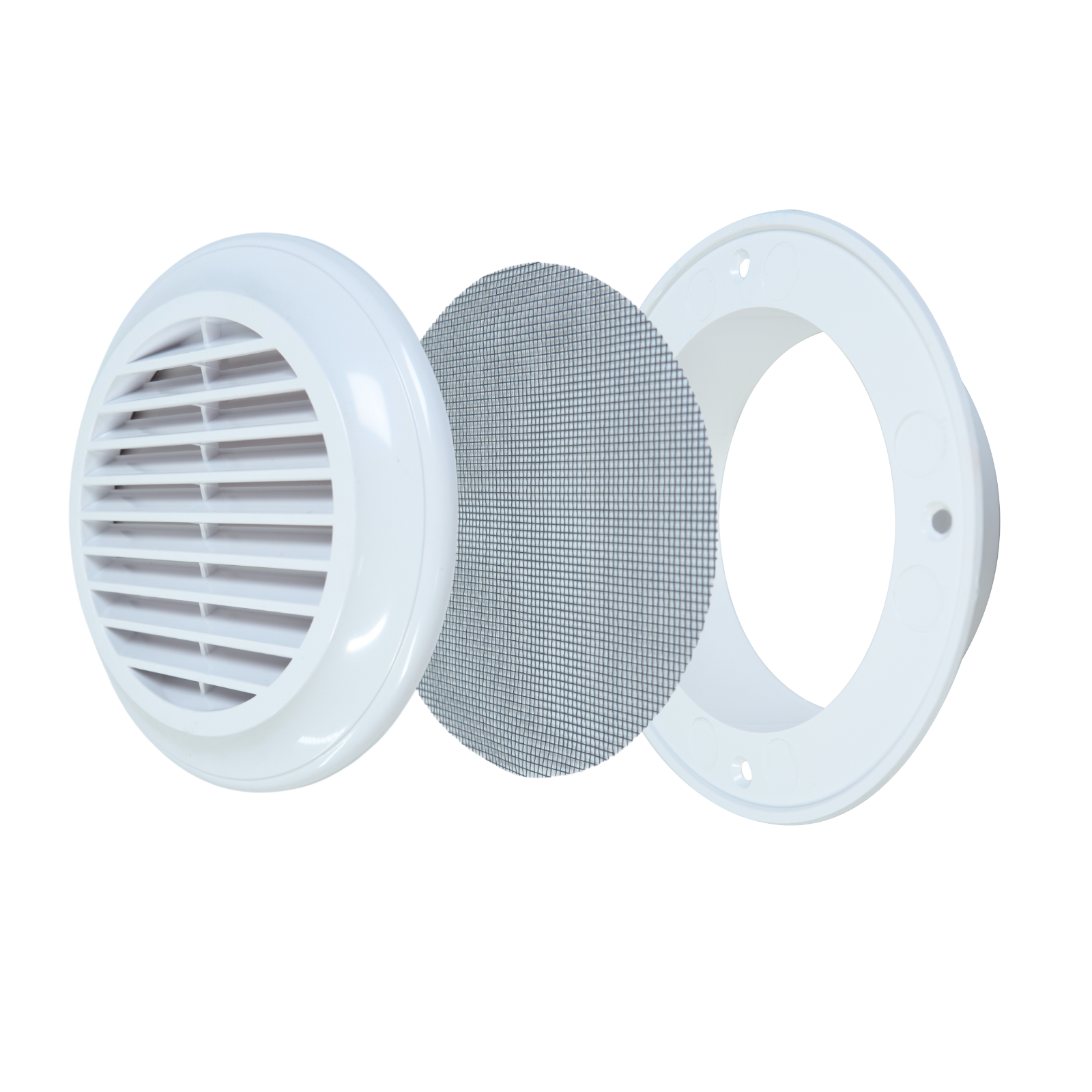 Cửa gió nhựa tròn Décor 125s- Hàng nhập khẩu