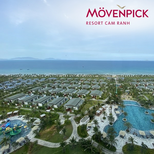 Gói Villa 02 Phòng Ngủ Movenpick Cam Ranh Resort 5* Nha Trang - Hướng Biển, Buffet Sáng, Công Viên Nước, Thưởng Thức Chocolate, Nhiều Hoạt Động Hấp Dẫn, Dành Cho 04 Người Lớn