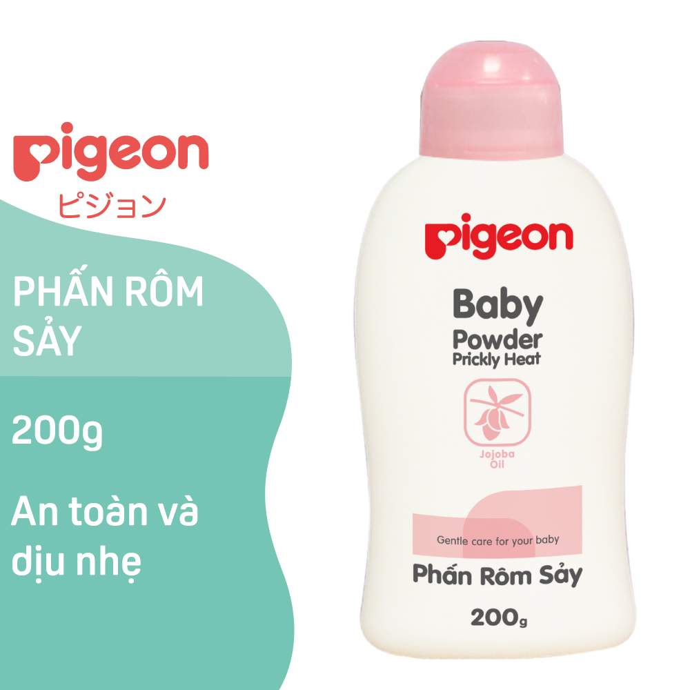 Phấn rôm sẩy Pigeon nắp màu 100g/200g