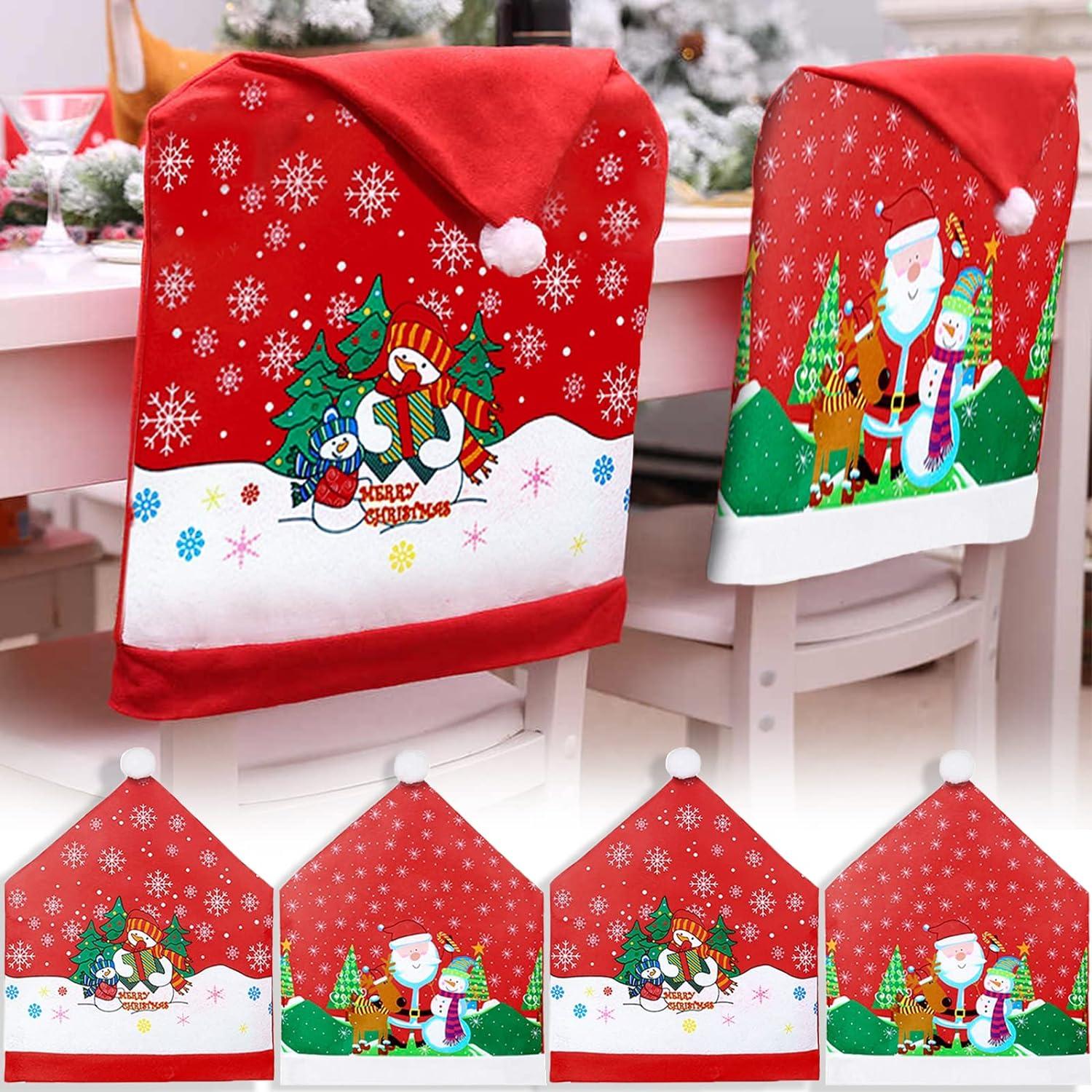 Ghế Giáng sinh bao phủ rất nhiều bảo hiểm ghế Santa Claus, Ghế Giáng sinh để trang trí Giáng sinh, nhà, phòng khách