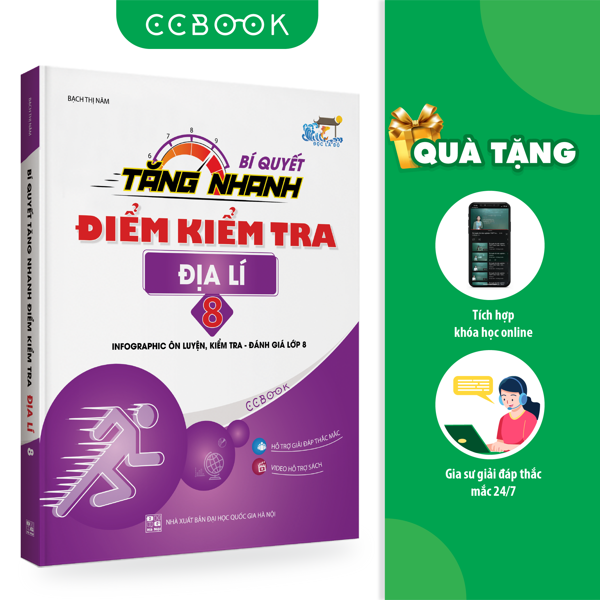 Bí quyết tăng nhanh điểm kiểm tra Địa lí 8