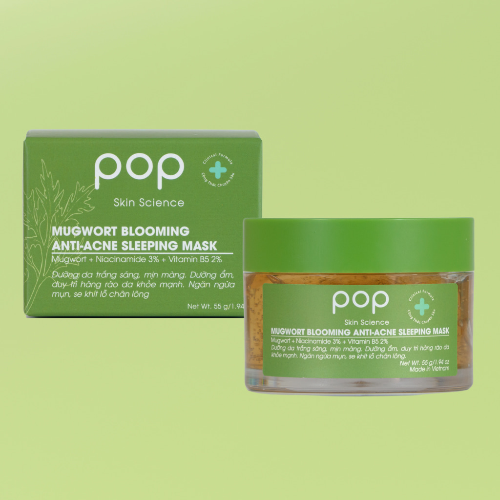 Mặt Nạ Ngủ Ngải Cứu Ngừa Mụn Sáng Da POP