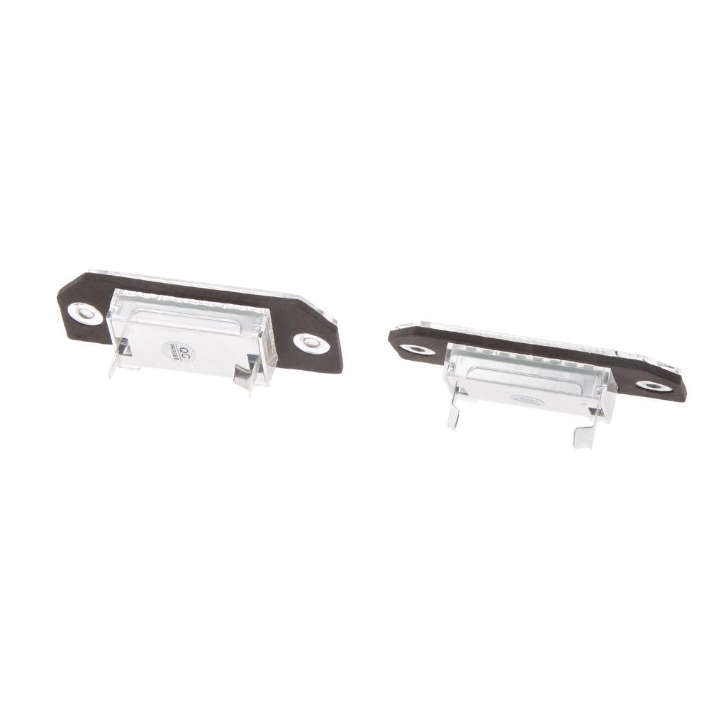 1 Pair White LED 3528 SMD Car License Plate Light Lamp Bulb for Ford Focus