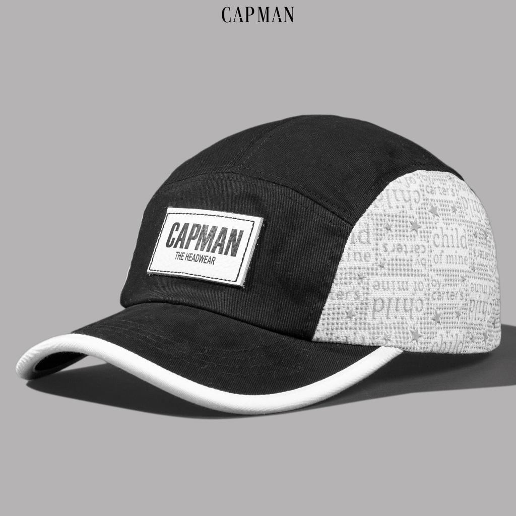 Mũ lưỡi trai thể thao CAPMAN phom 5panel CM132