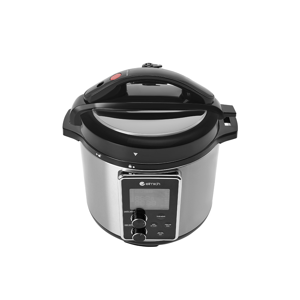 Nồi áp suất điện tử đa năng lòng nồi inox Elmich 6L PCE-9000 - Hàng chính hãng