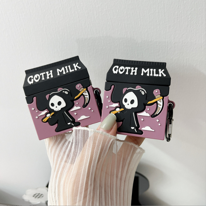 Vỏ Đựng Tai Nghe Hình Goth Milk dành cho airpods 1/2/3/pro