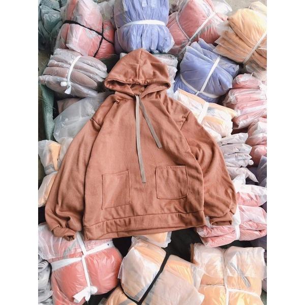 Áo nỉ mũ 2 túi TC6