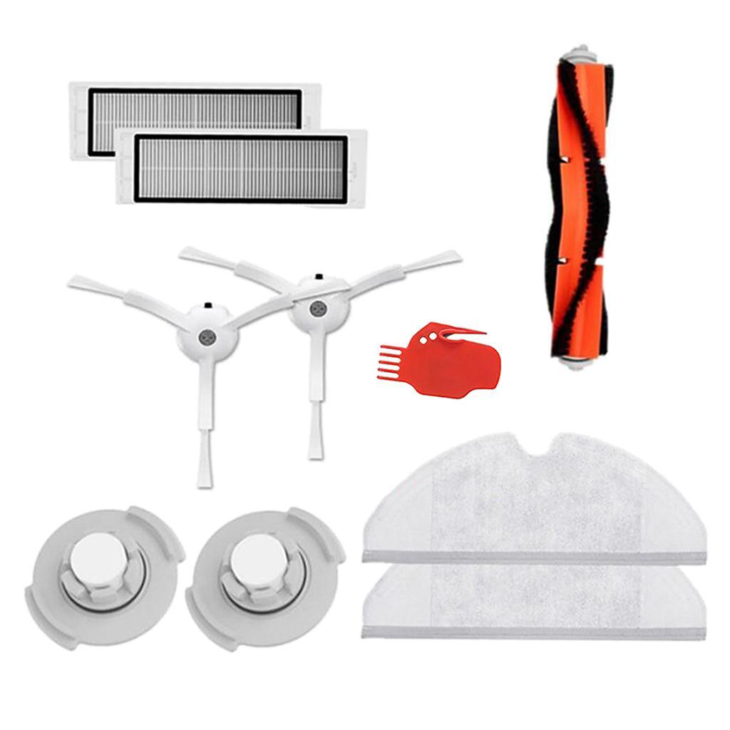 10pcs Main Brush HEPA Filter Side Brush for Robot Vacuum Cleaner