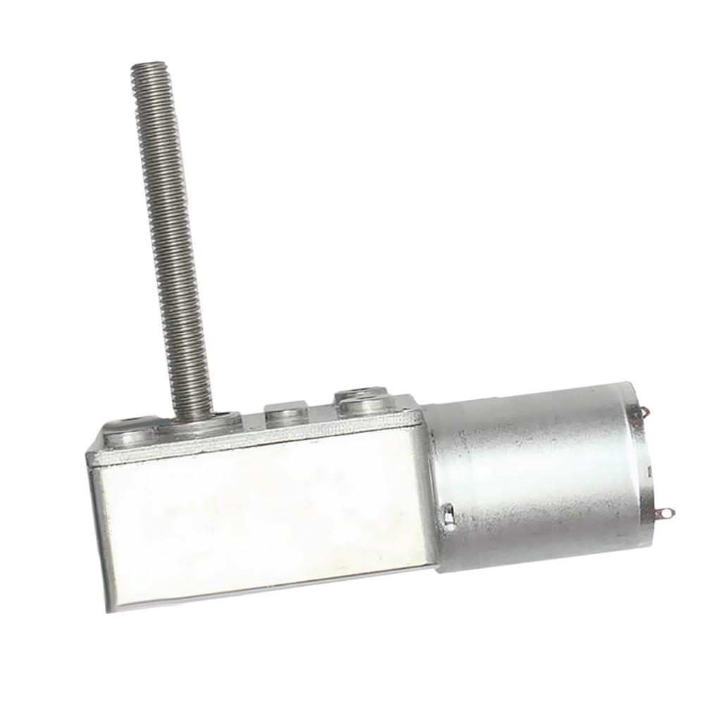 DC 24V High Torque Turbine Worm Gear Box Reduction Motor Electric with Shaft