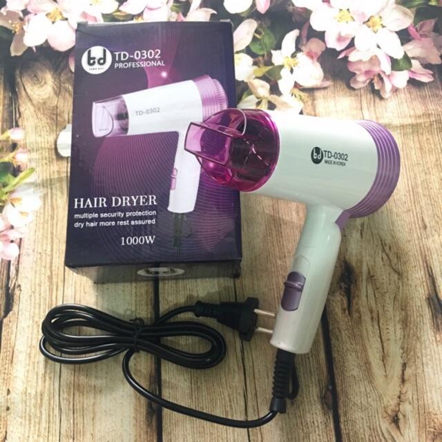MÁY SẤY TÓC MINI CÁ NHÂN TD0302 1000W