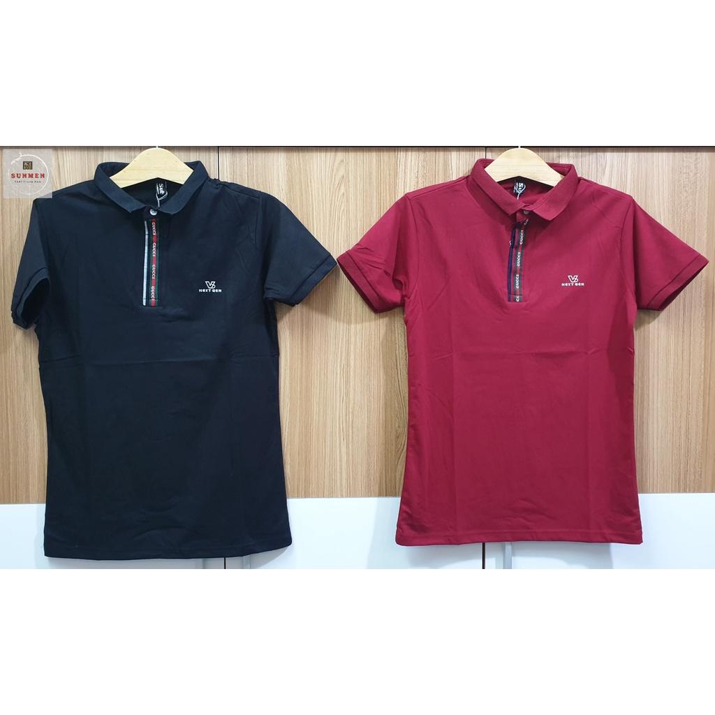 Áo Thun Nam Polo Cao Cấp Chất Liệu Cotton Co Giãn 2 Chiều Form Chuẩn SUNMEN Nhiều Màu Đa Dạng Size Từ 50-75kg