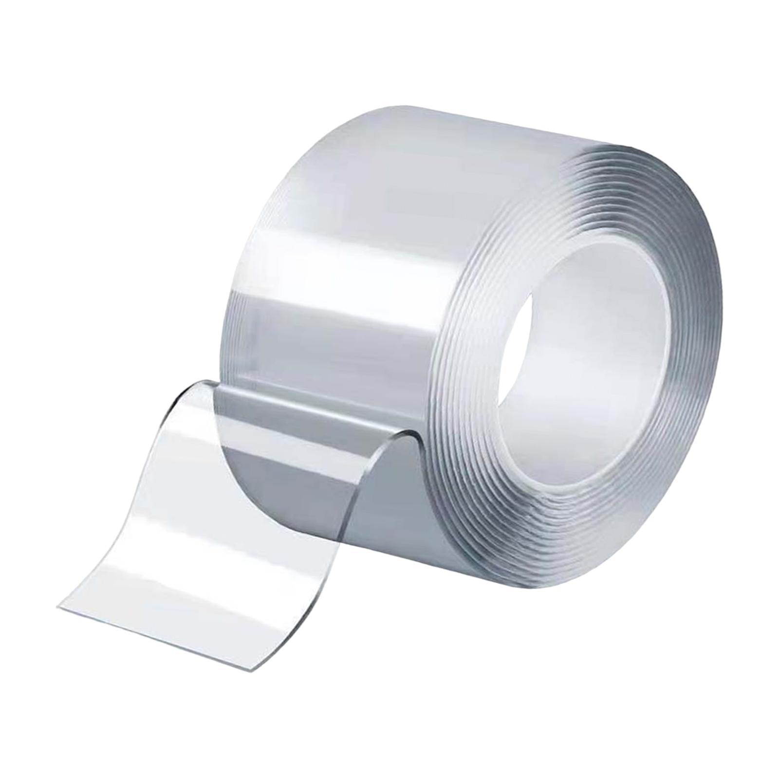 Double Sided Tape Heavy Duty, Multipurpose Removable Mounting Tape, Washable Sticky Strong Tape Strips Transparent Tape