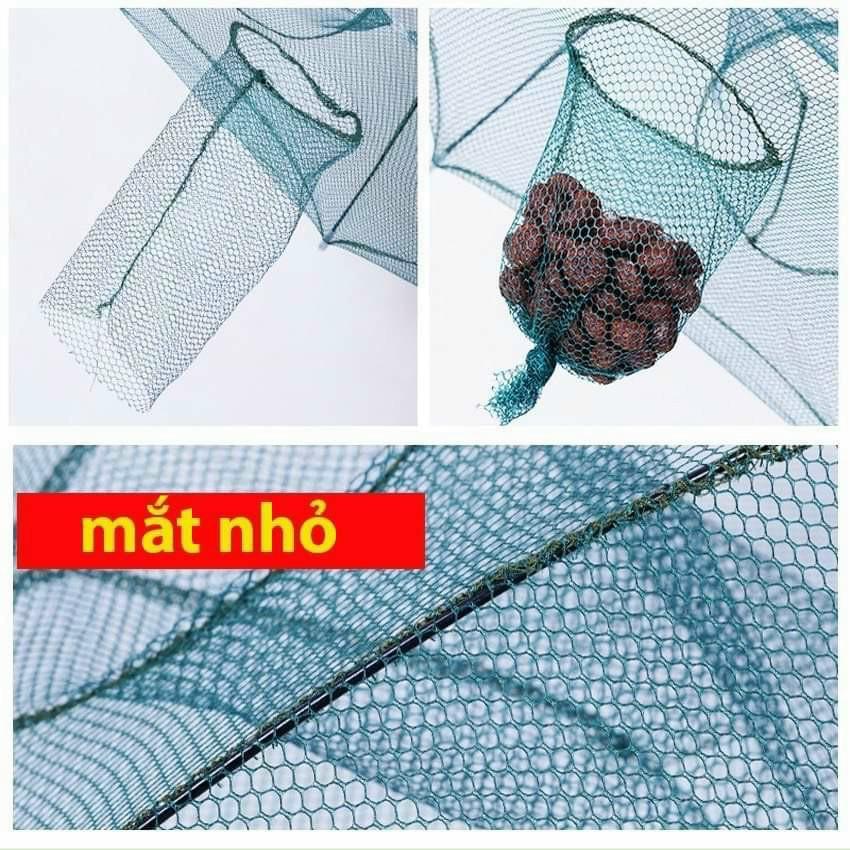 LƯỚI BÁT QUÁI BÁT CÁ 8 LỖ + 1 GÓI MỒI