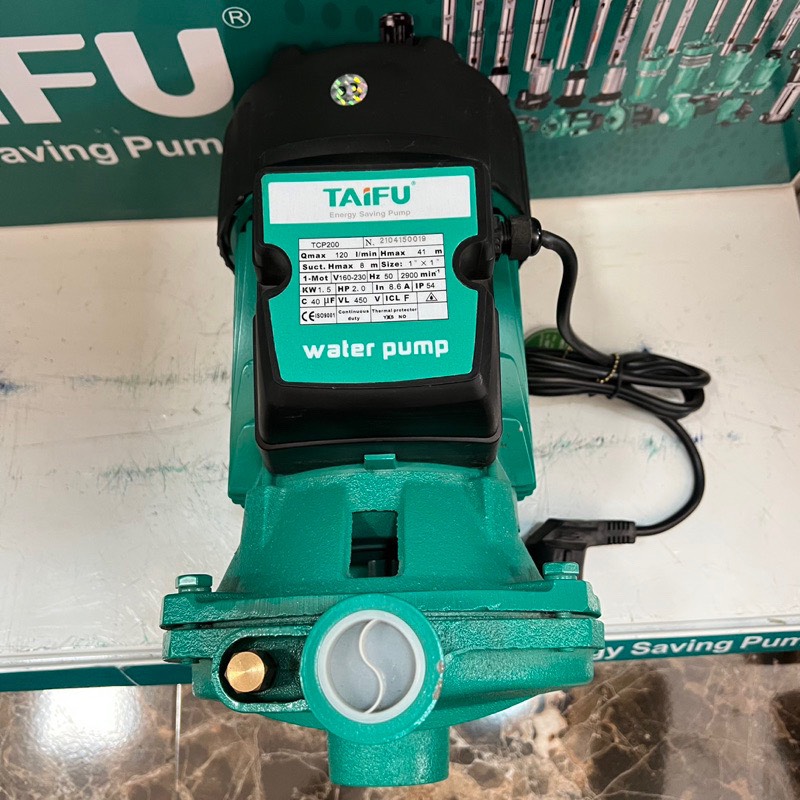 Máy bơm ly tâm, bơm đĩa 1.5Kw (2HP) Cánh Đồng TAIFU TCP200 - Bảo hành 1 năm ( Cam kết hàng chính hãng )