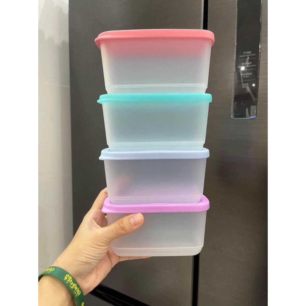 Bộ hộp bảo quản thực phẩm Cubix Mini Rectangular 250ml, nhựa nguyên sinh, an toàn tiếp xúc với thực phẩm