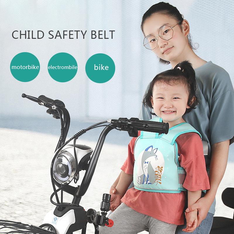 Trẻ Em An Toàn Xe Máy Dây Đai Lưng Giữ Tấm Bảo Vệ Phản Ánh Áo Dây Đai Điều Chỉnh Dây Đai Trẻ Em Xe An Toàn Dây Tàu Sân Bay