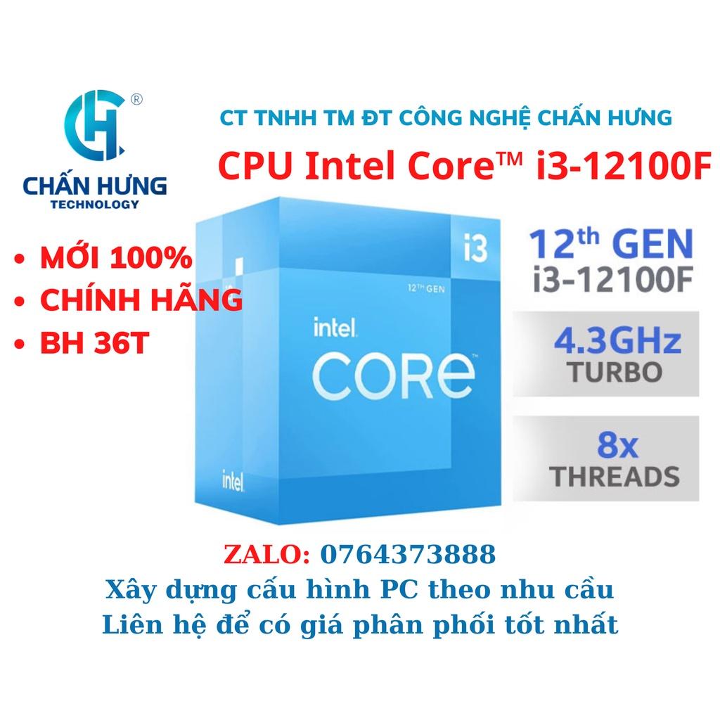 CPU Core i3-12100F