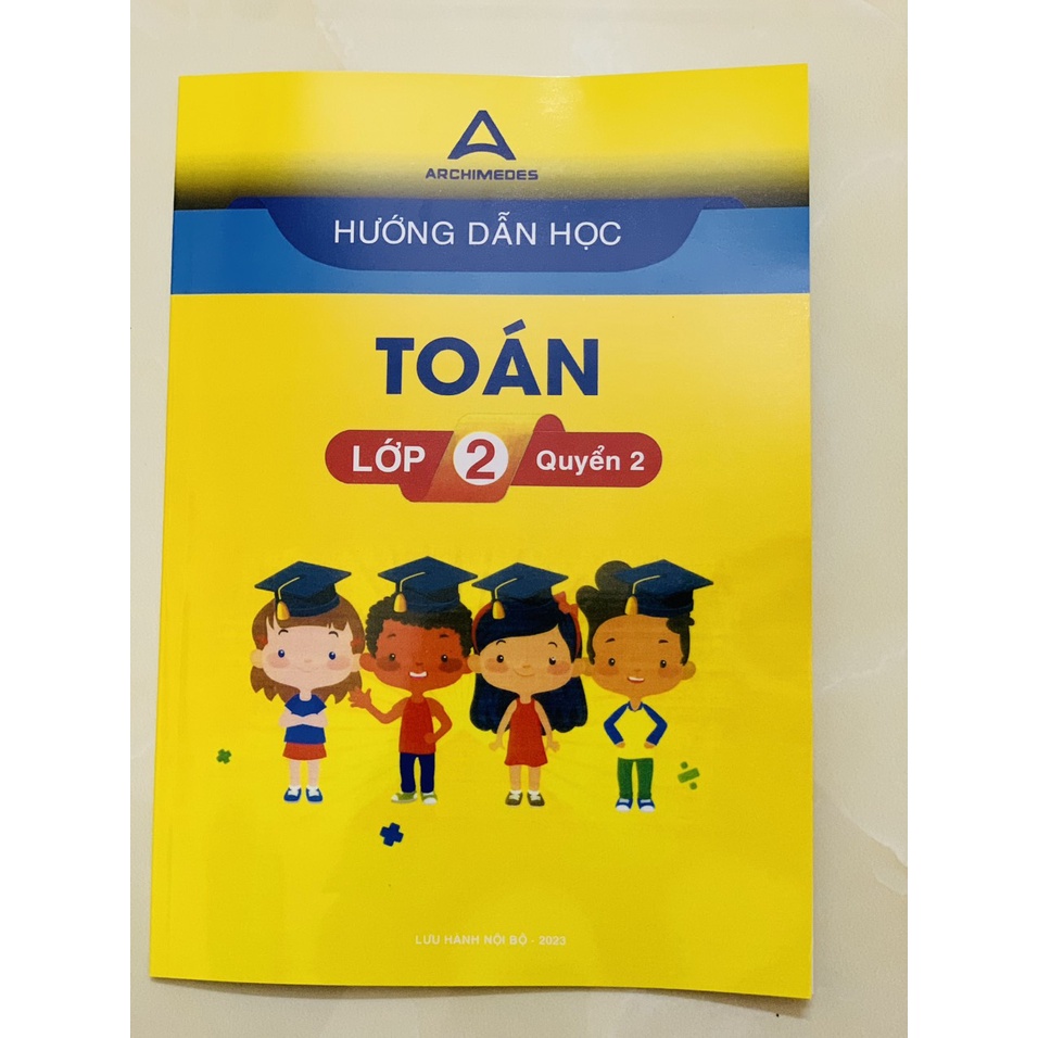 Sách - Combo 4 cuốn Hướng dẫn học toán lớp 2 (trường Archimedes school )