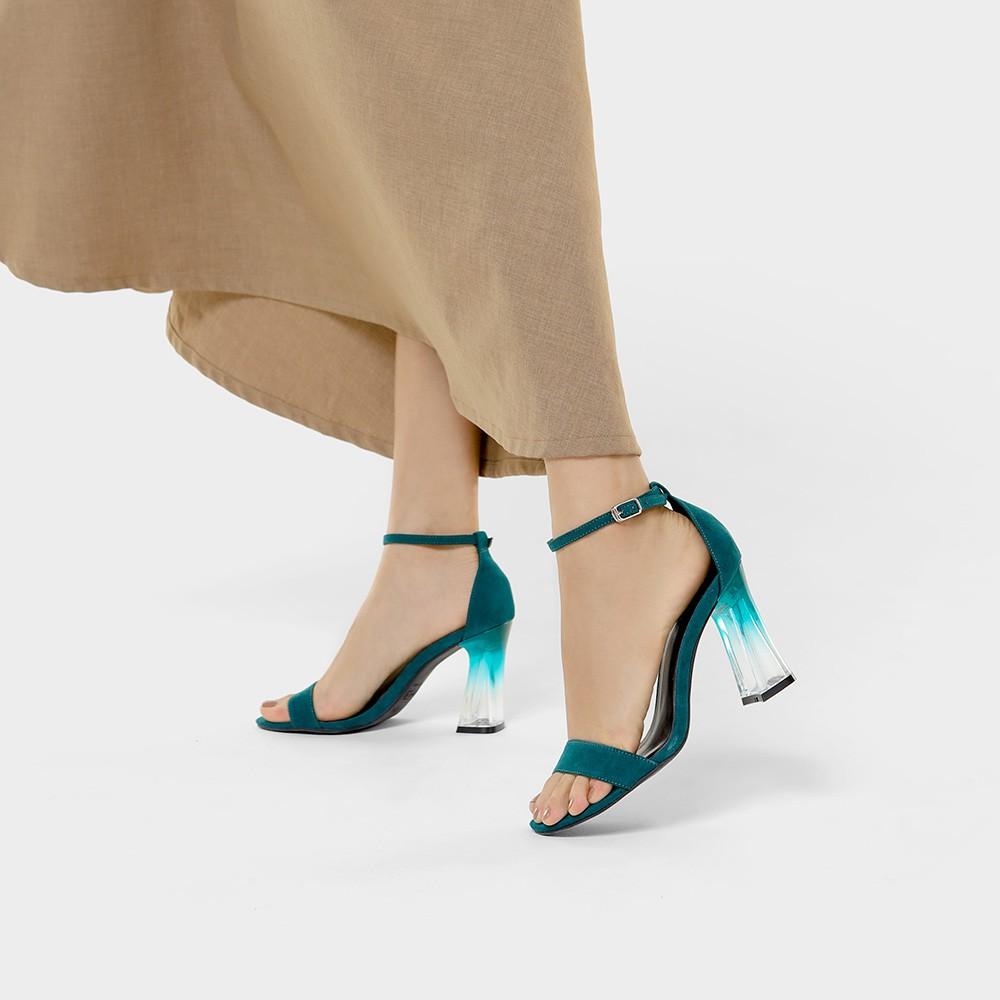 Juno - Giày sandal gót vuông chuyển màu SD09071
