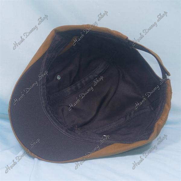 Nón mỏ vịt mũ beret có khóa tăng giảm size loại thường ( MVR03) - Bò đậm