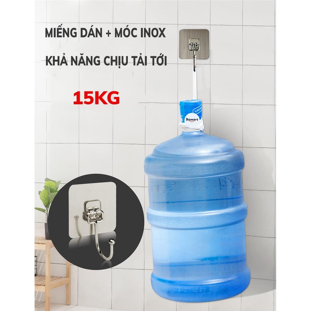 Móc Dính Tường, Móc Dán Tường Treo Đồ Nặng Chất Lượng Cao, Móc Inox Dán Tường Chịu Lực 20KG