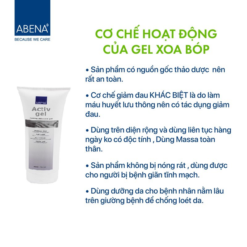 [ NHẬP ĐAN MẠCH ] - GEL XOA BÓP LẠNH - GIẢM ĐAU CƠ BẮP DIỆN RỘNG CHO NGƯỜI GIÃN TĨNH MẠCH