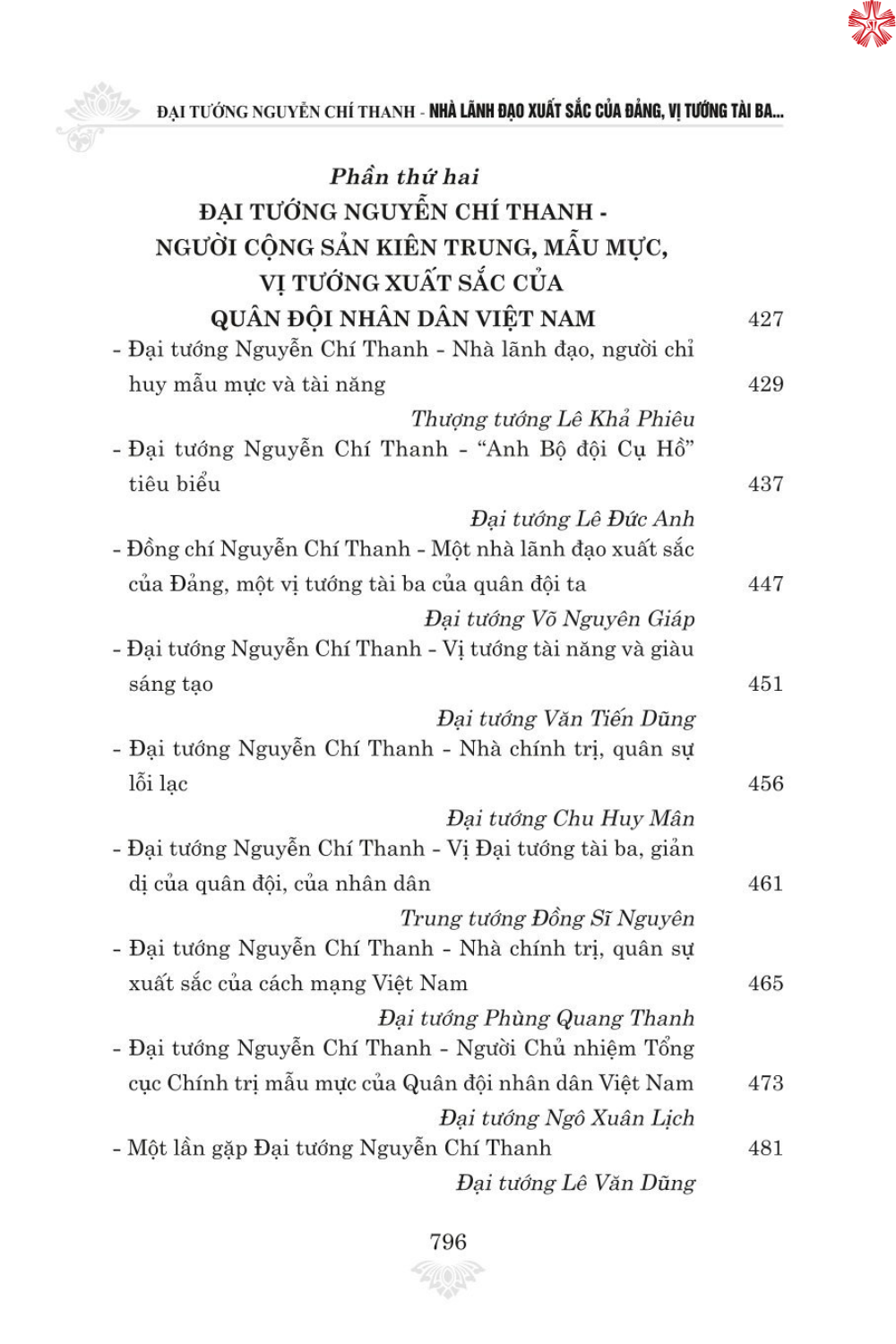 Đại tướng Nguyễn Chí Thanh nhà lãnh đạo xuất sắc của Đảng vị tướng tài ba của quân đội nhân dân Việt Nam ( bản in 2024)