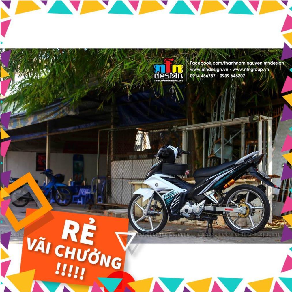 Tem Rời Exciter 135 Mẫu MX Xanh Trắng Đen