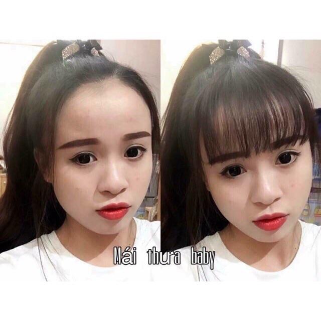 Tóc giả mái thưa có mai