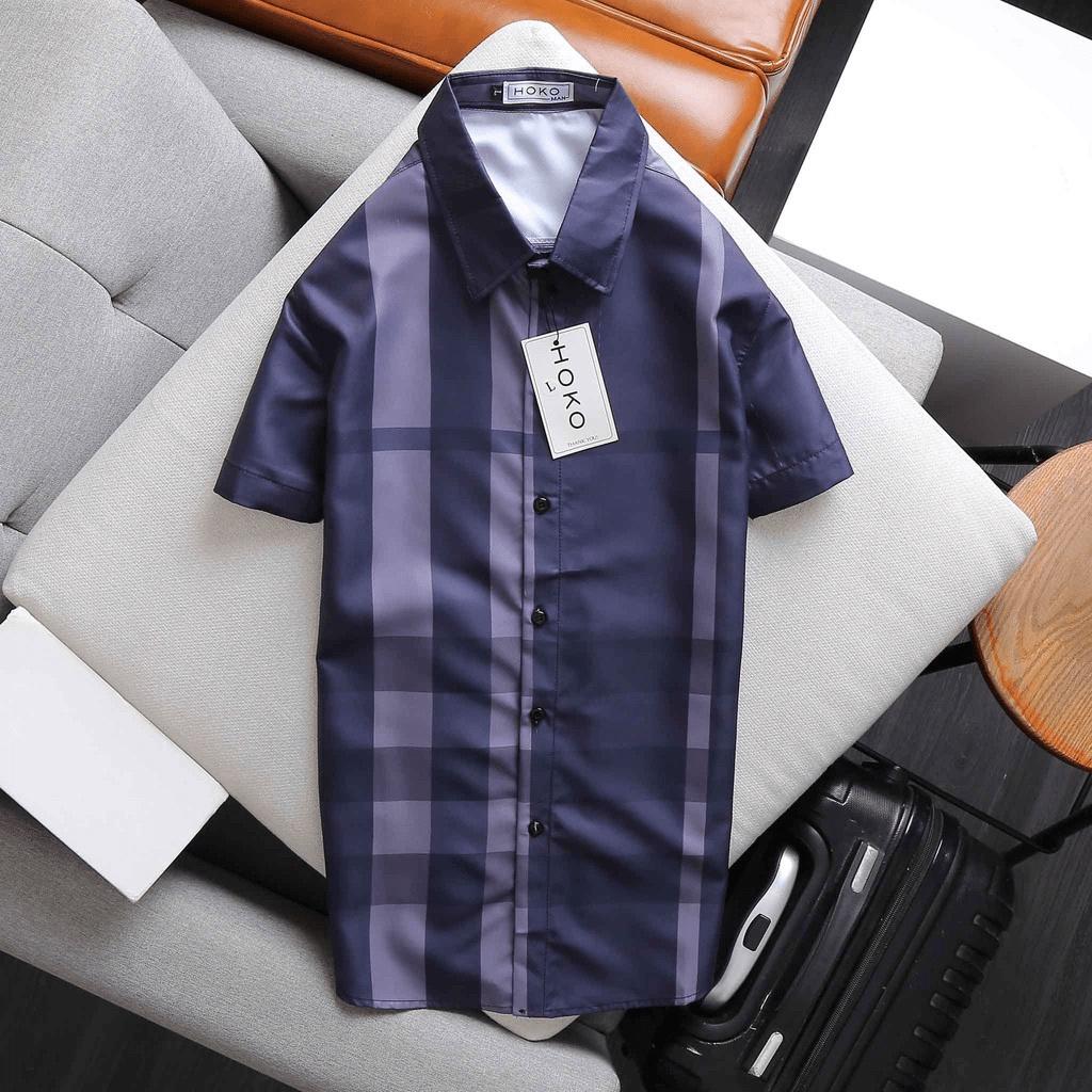 ÁO SƠ MI 3D NAM SỌC CARO CỰC CHẤT , ĐẸP , BAO NGẦU CHO CÁC ANH EM KB FASHION