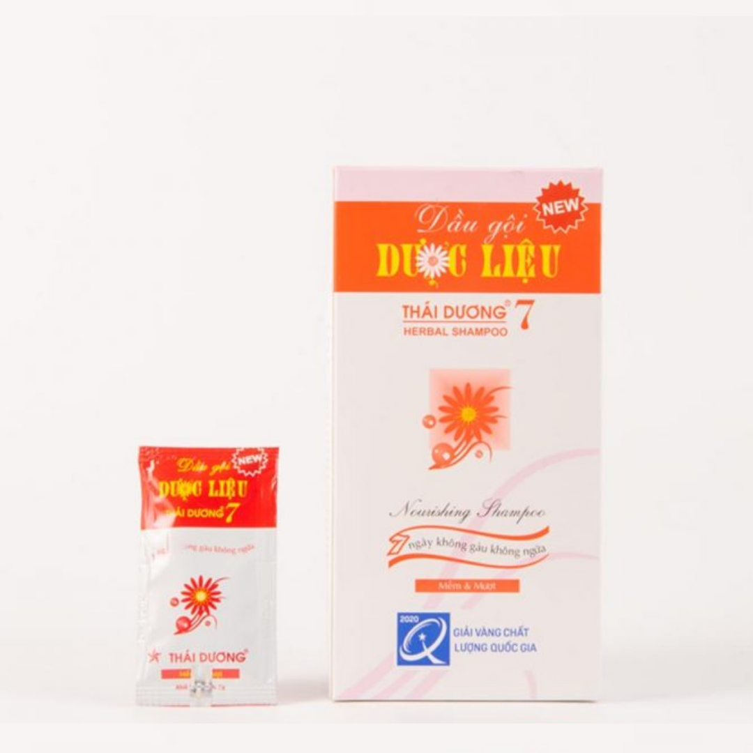 Hộp 40 Gói Dầu Gội Dược Liệu Thái Dương 7
