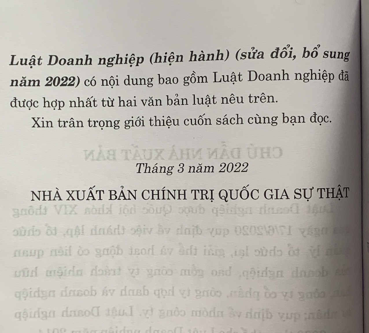 Luật Doanh Nghiệp (Hiện Hành)