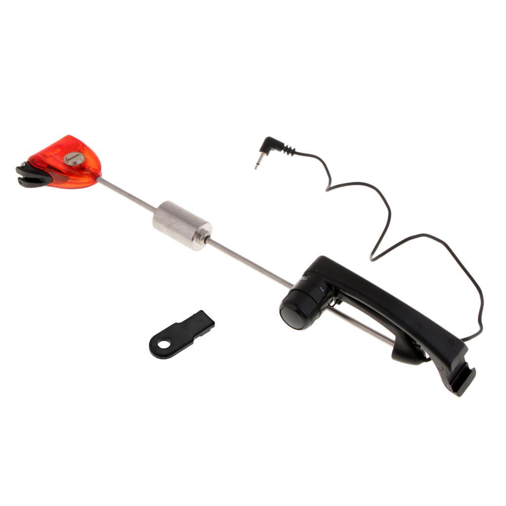 Fishing Bite Alarm Hanger LED Illuminated Bite Indicator for Day / Night Fishing
