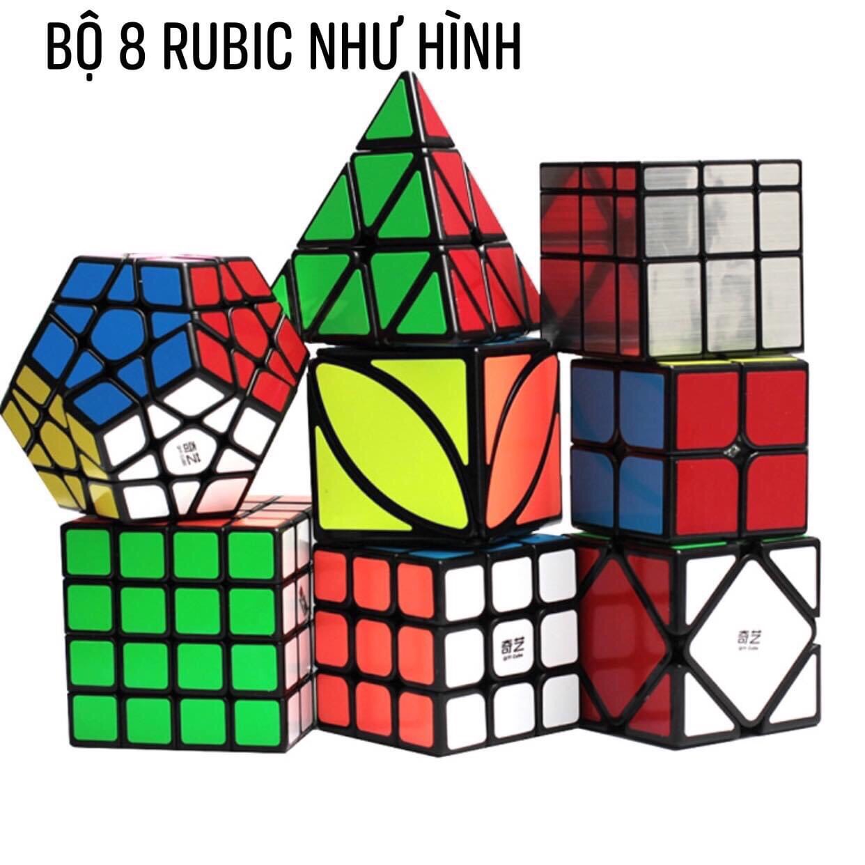 Đồ chơi tư duy - Set 8 khối Rubik 8in1- Hàng Xuất Khẩu