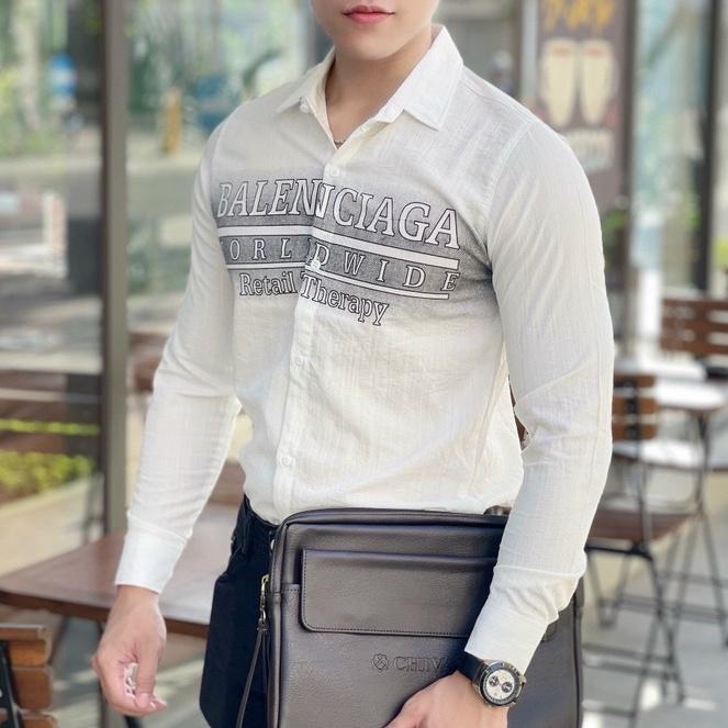 Áo sơ mi chất đũi mềm mịn thời trang nam - HKSM16