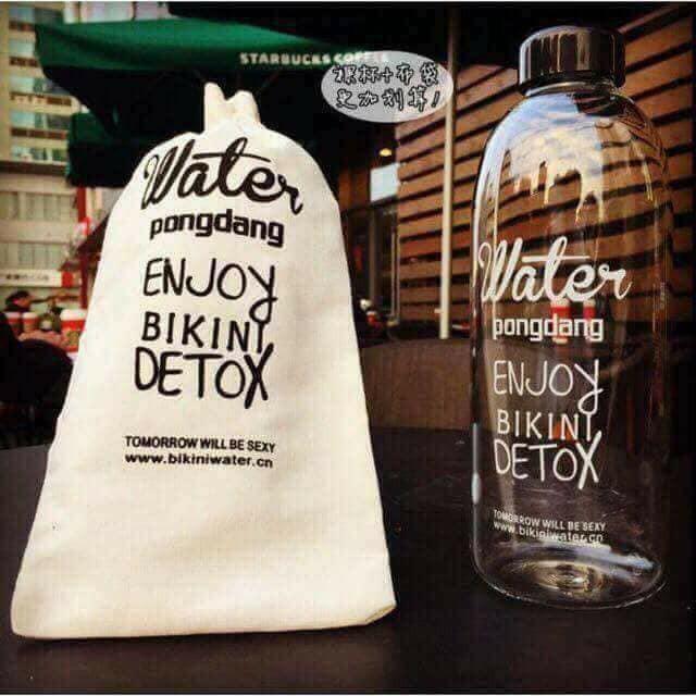 Combo 5 bình Bình nước Detox 1000ml