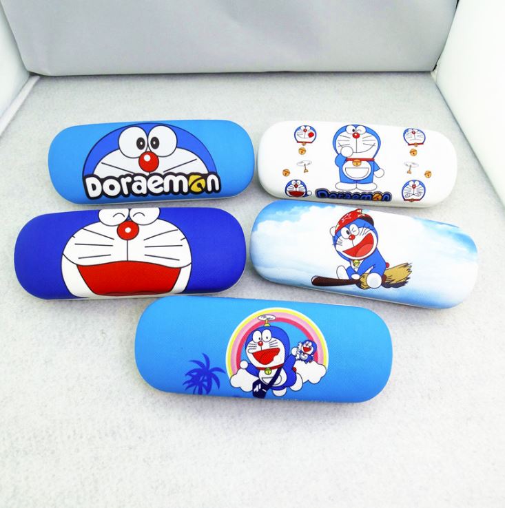 Hộp Đựng Kính Mắt Doraemon ( Kèm Khăn Lau Kính)