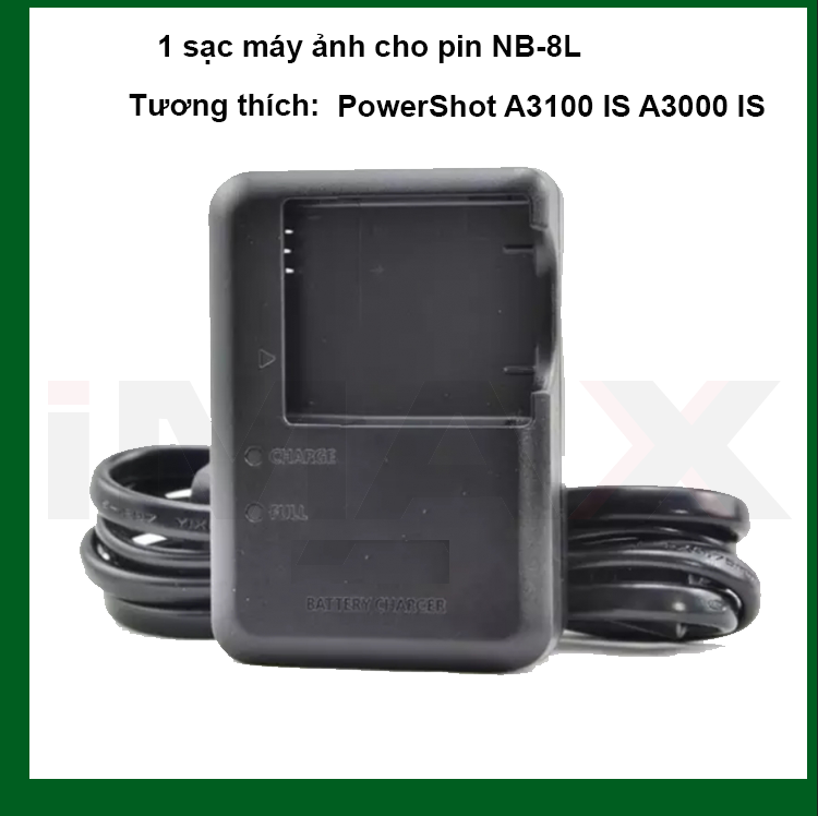 COMBO PIN SẠC THAY THẾ CHO PIN MÁY ẢNH CANON NB-8L