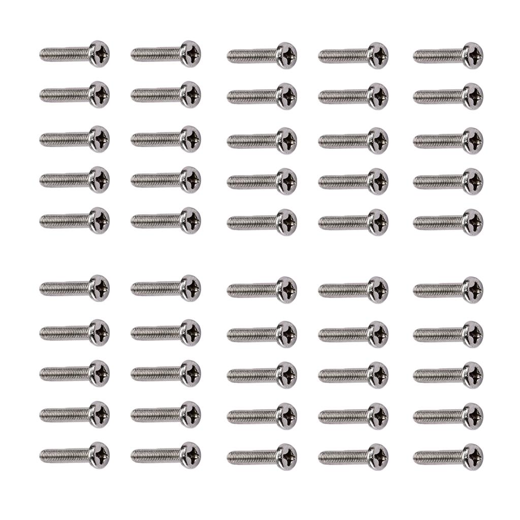 Đa Năng Sắt Vít Gắn Kết Đàn Guitar Cầu Yên Xe Ốc Vít 17x3mm 50 CHIẾC