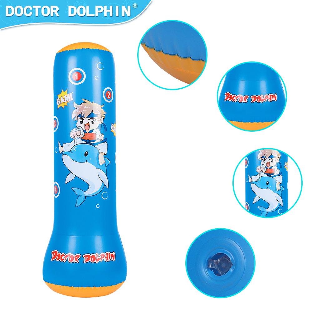 [Tặng kèm bơm] Đồ chơi Boxing bằng hơi, Đồ chơi vận động cho bé