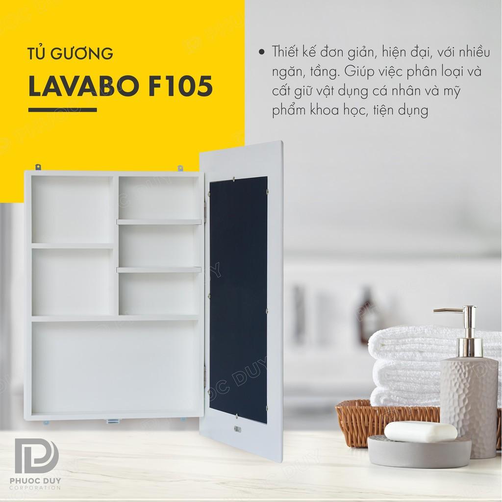 Tủ gương phòng tắm treo tường đa năng - Tủ gương Lavabo F105