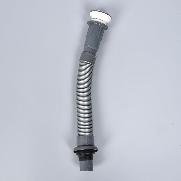 Xi phông chậu rửa mặt ống sun bi xả lật inox bóng,ruột gà giá rẻ