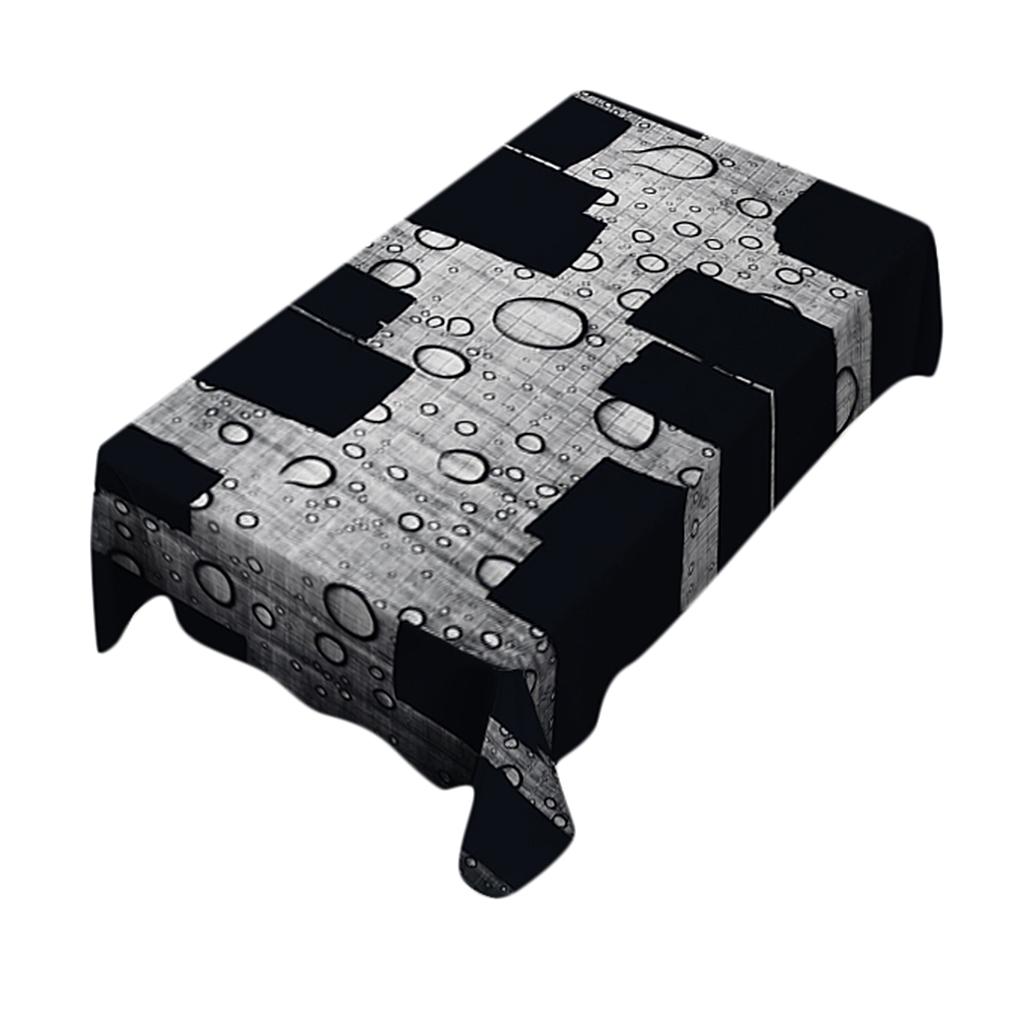 American Rectangular Polyester Tablecloth Table Cover Kitchen