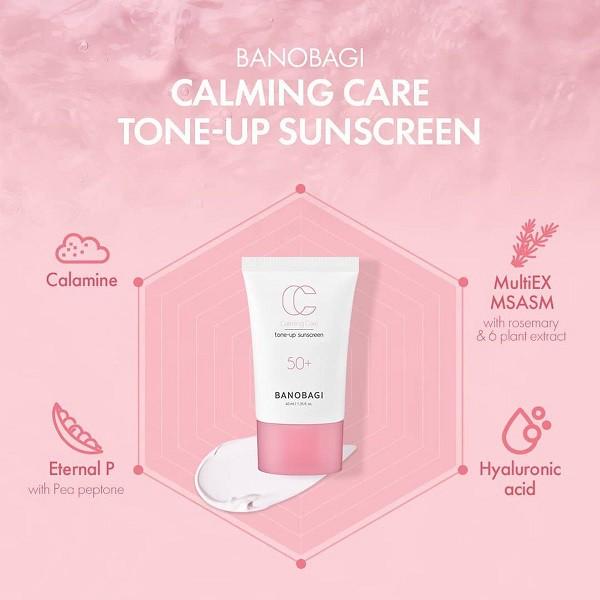 Kem Chống Nắng Cấp Ẩm Banobagi Calming Care Tone-Up Sunscreen SPF 50+ PA+++