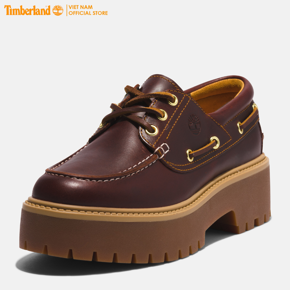 Timberland Giày Lười Nữ Đế Cao - Women’s Timberland Premium Boat Shoe TB0A2QDMH3