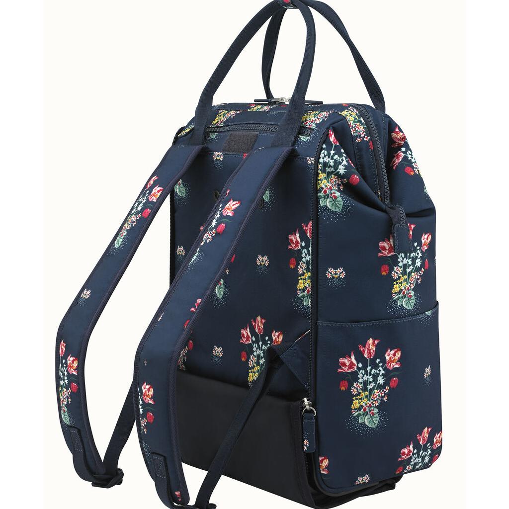 Va li/Frame Wheeled BackPack Spot Bouquet - Navy - 1083392