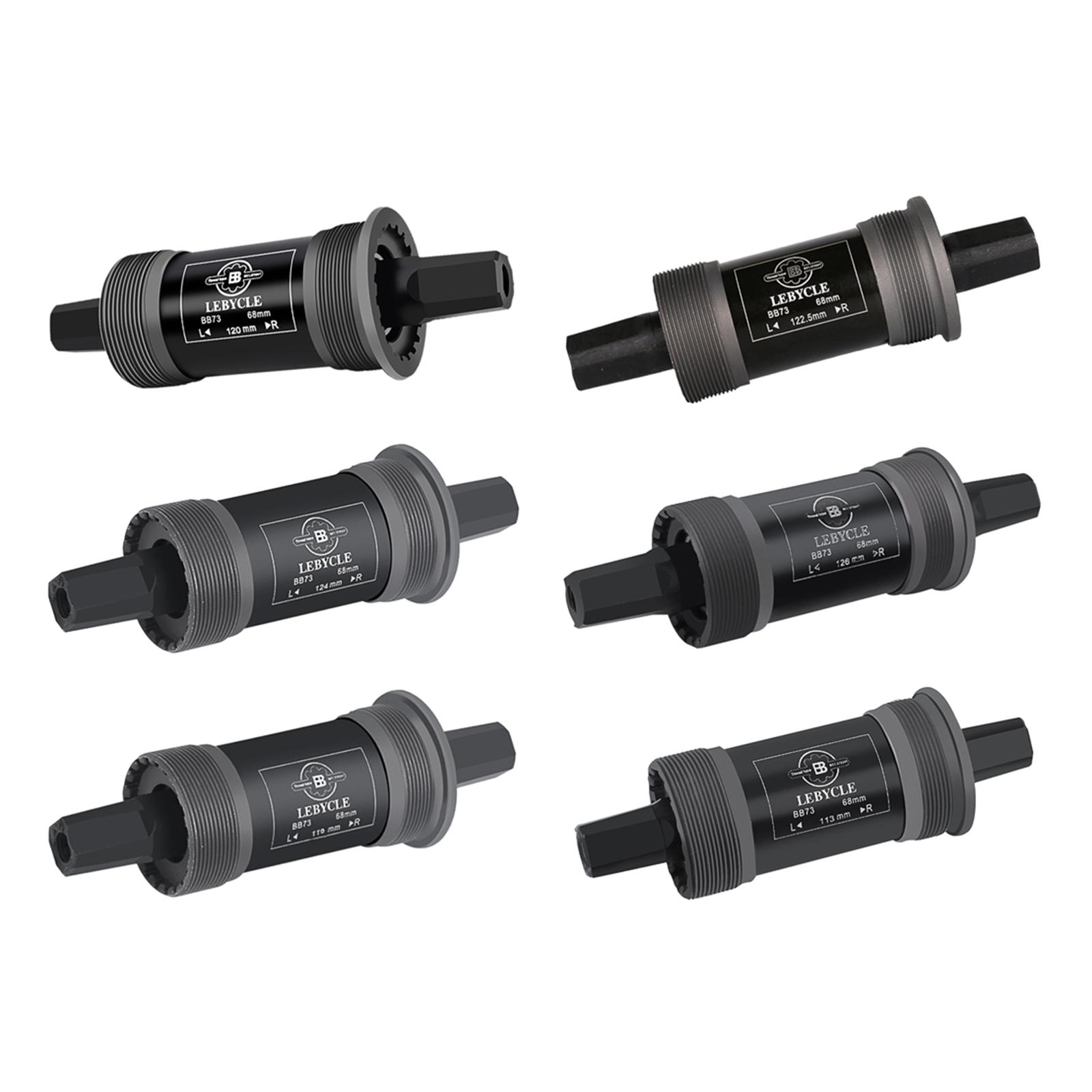 Bike Square Taper Cartridge Sealed Bearing Bottom Bracket for 68mm Frame Bicycle Threaded Bottom Brackets Replacement