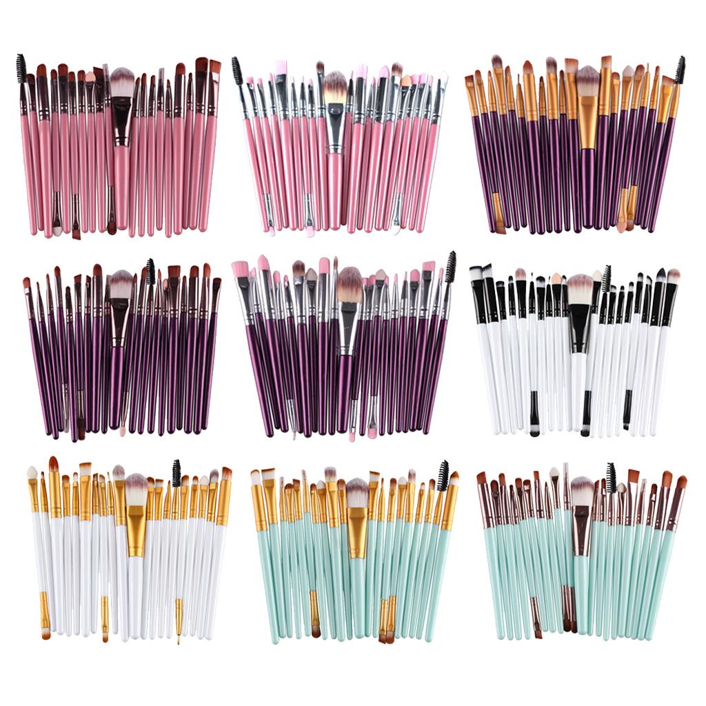 20 Pcs/Set Professional Make Up Brush Set Beauty Cosmetic Tool