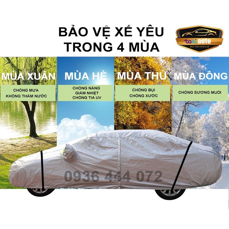 Bạt trùm xe ô tô 4,5 chỗ Toyota Camry vải dù oxford cao cấp , áo bạt phủ trùm che kín che nắng